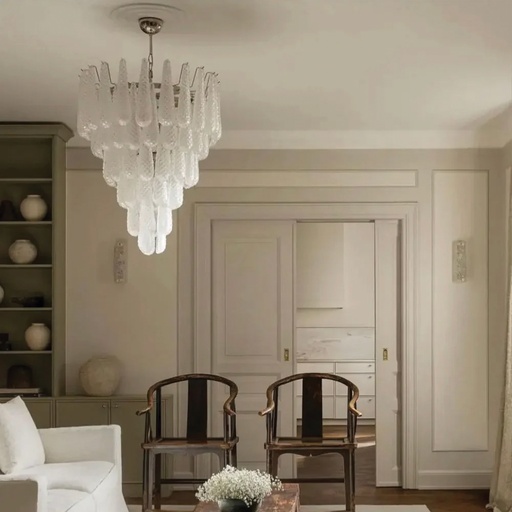 Murano petal drop chandelier STS