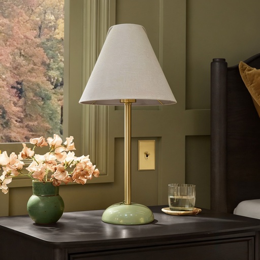 Crackle ceramic table lamp STS