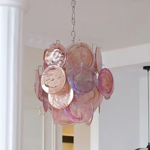 Murano rosa cascading chandelier 65*59