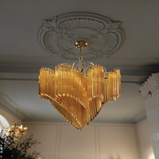 MURANO BROWN CHANDELIER