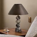 Viola calacatta marblemarble ballswith metal shade table lamp STS
