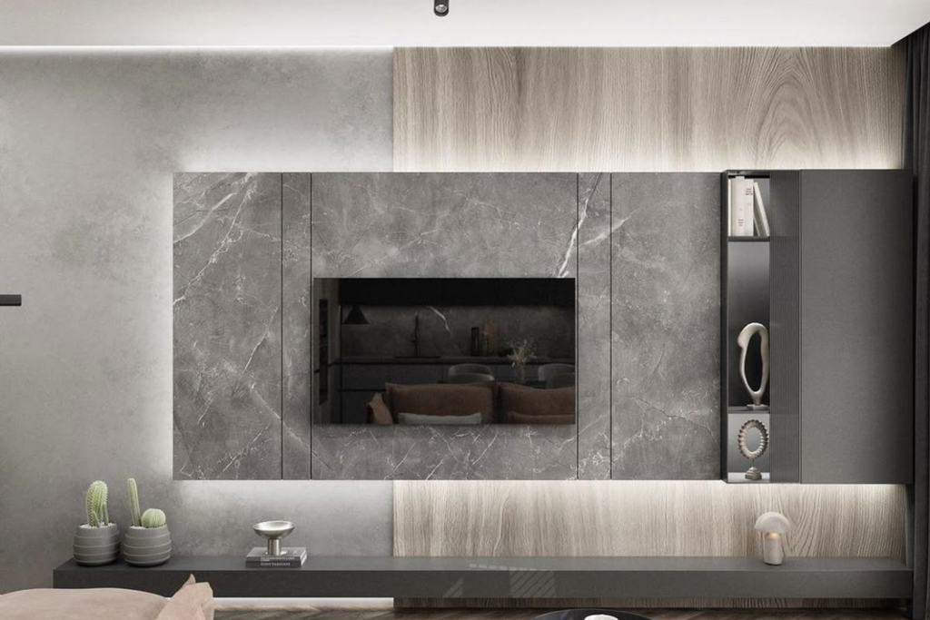 Ханын хулсан хавтан stone clay white 2800*1220*8  ph