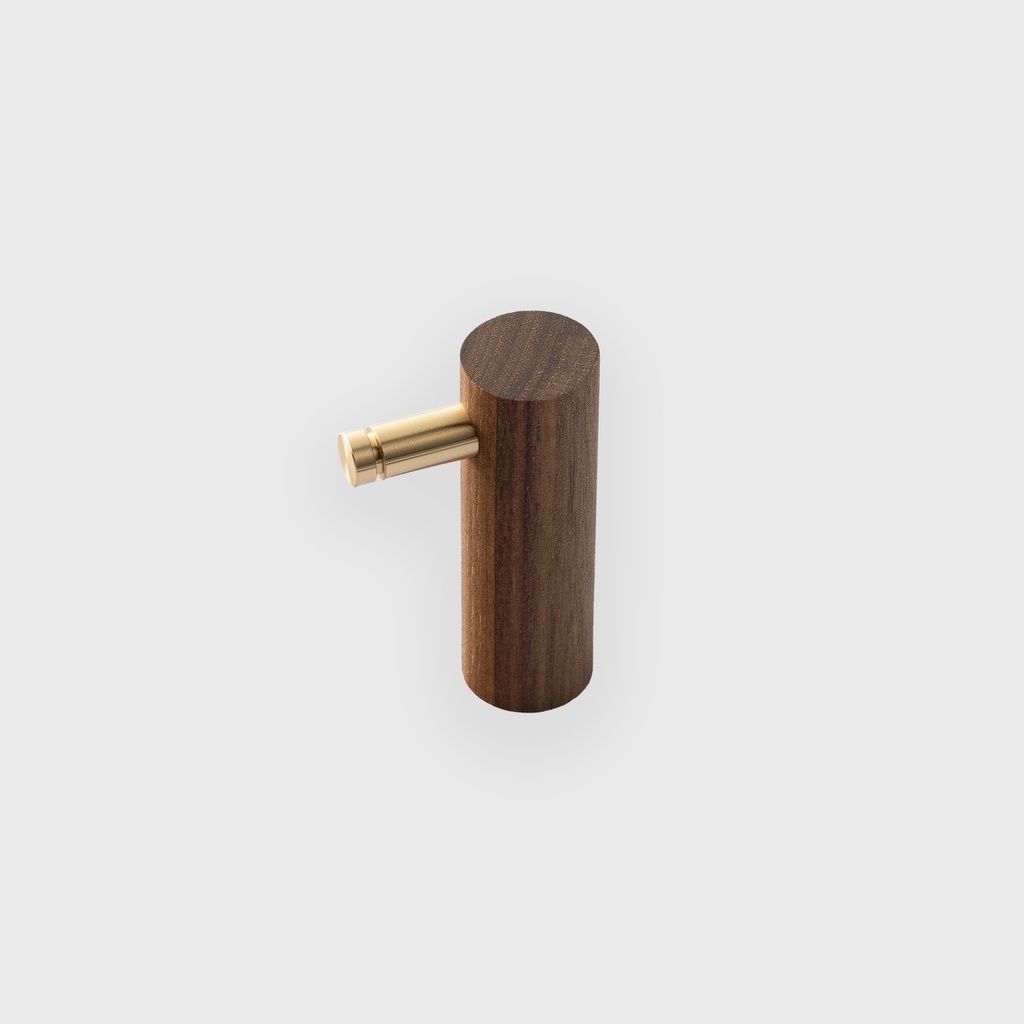 Walnut L Shaped Wall H