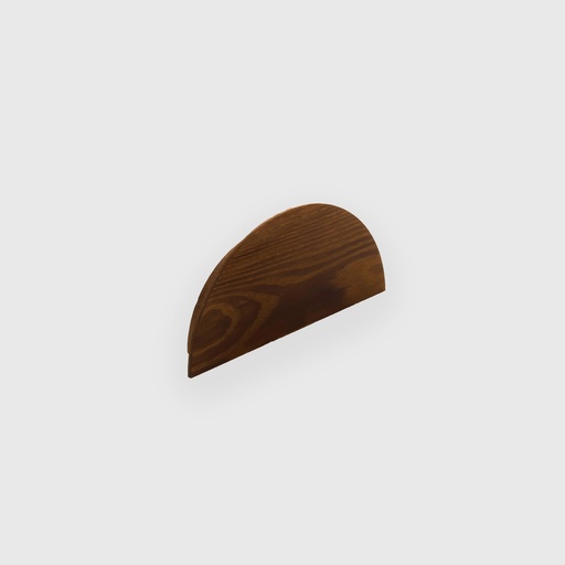 Walnut Half Moon Cup Pull *64