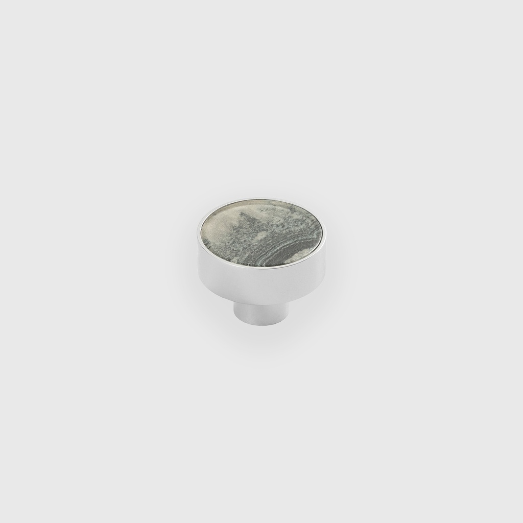 Xander Silver Rock Grey Knob