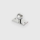 [LJO2513354] Polished Silver Backplat Knob 