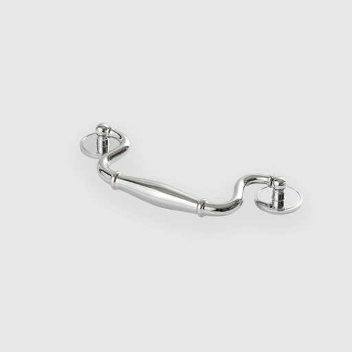 Silver Swan Neck Drop Pull 