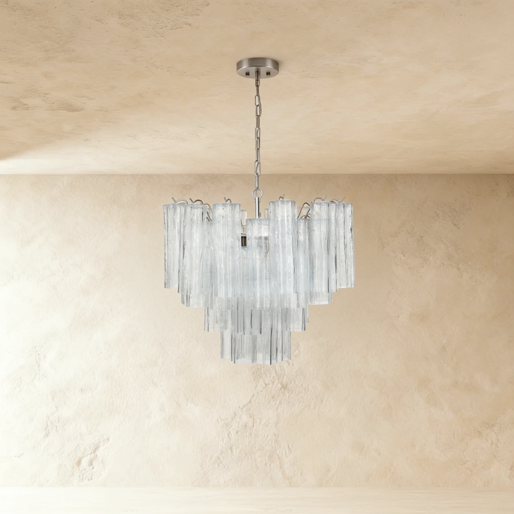 MURANO CRISTALLO GLASS CHANDELIER 50*52