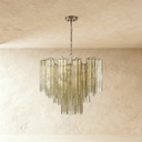 MURANO GREEN CHANDELIER 50*52