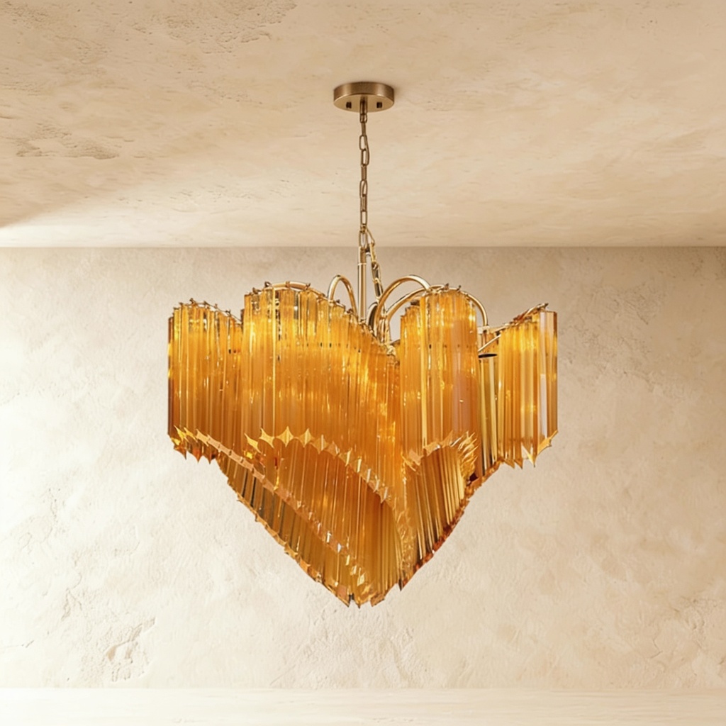 MURANO BROWN CHANDELIER