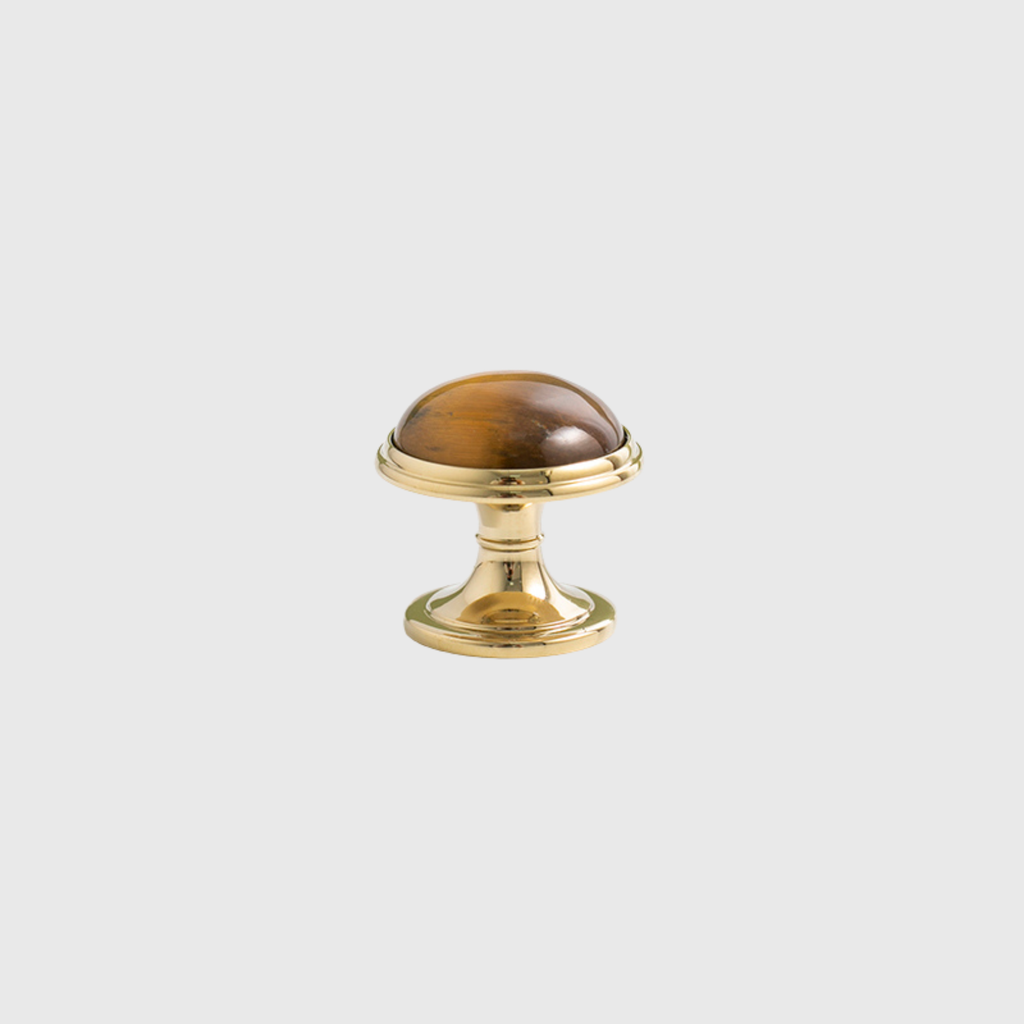 Tiger eye knob