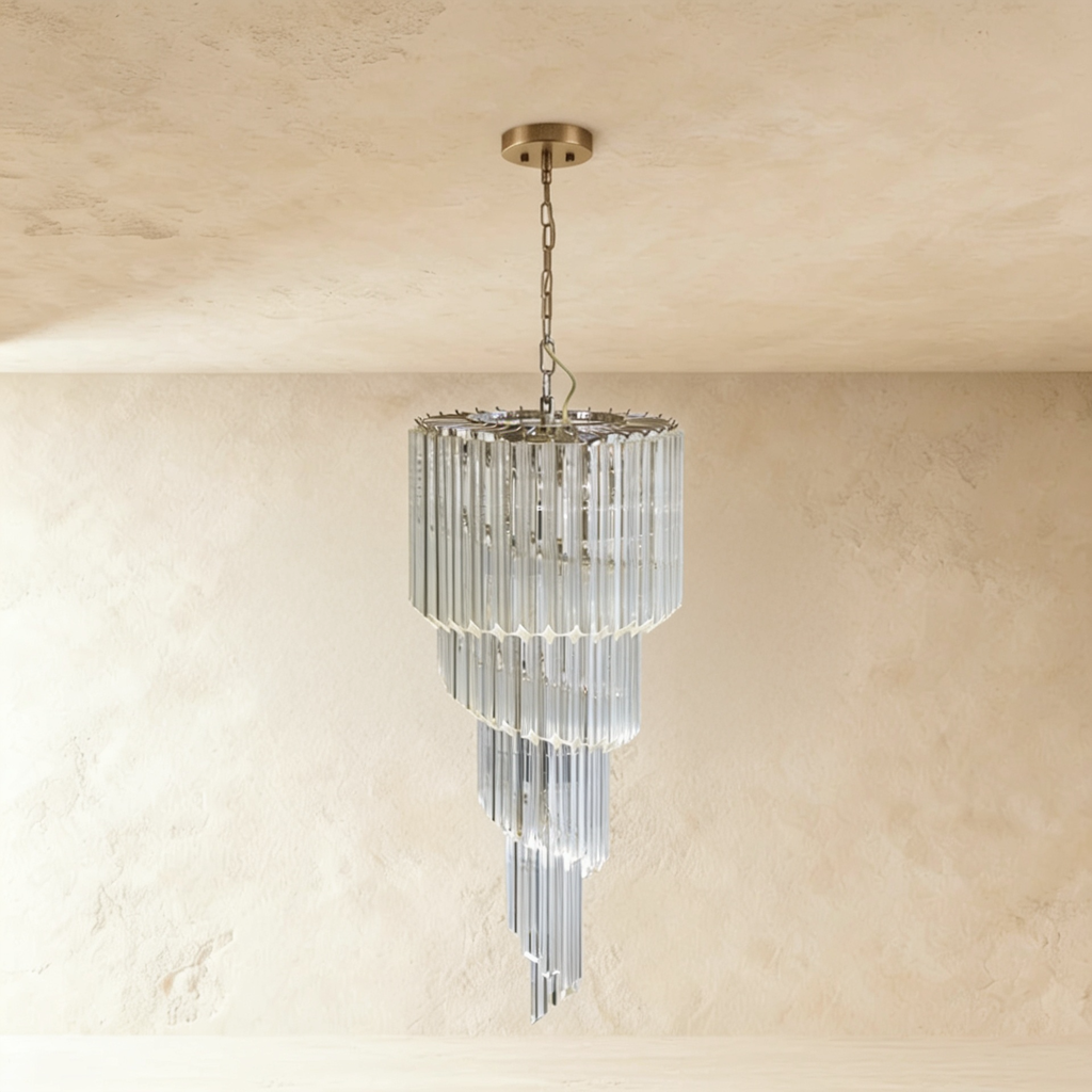 MURANO CLEAR PRISM GLASS