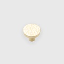 [LJO1210028] Circle Tap Hammered Golden  Knob 
