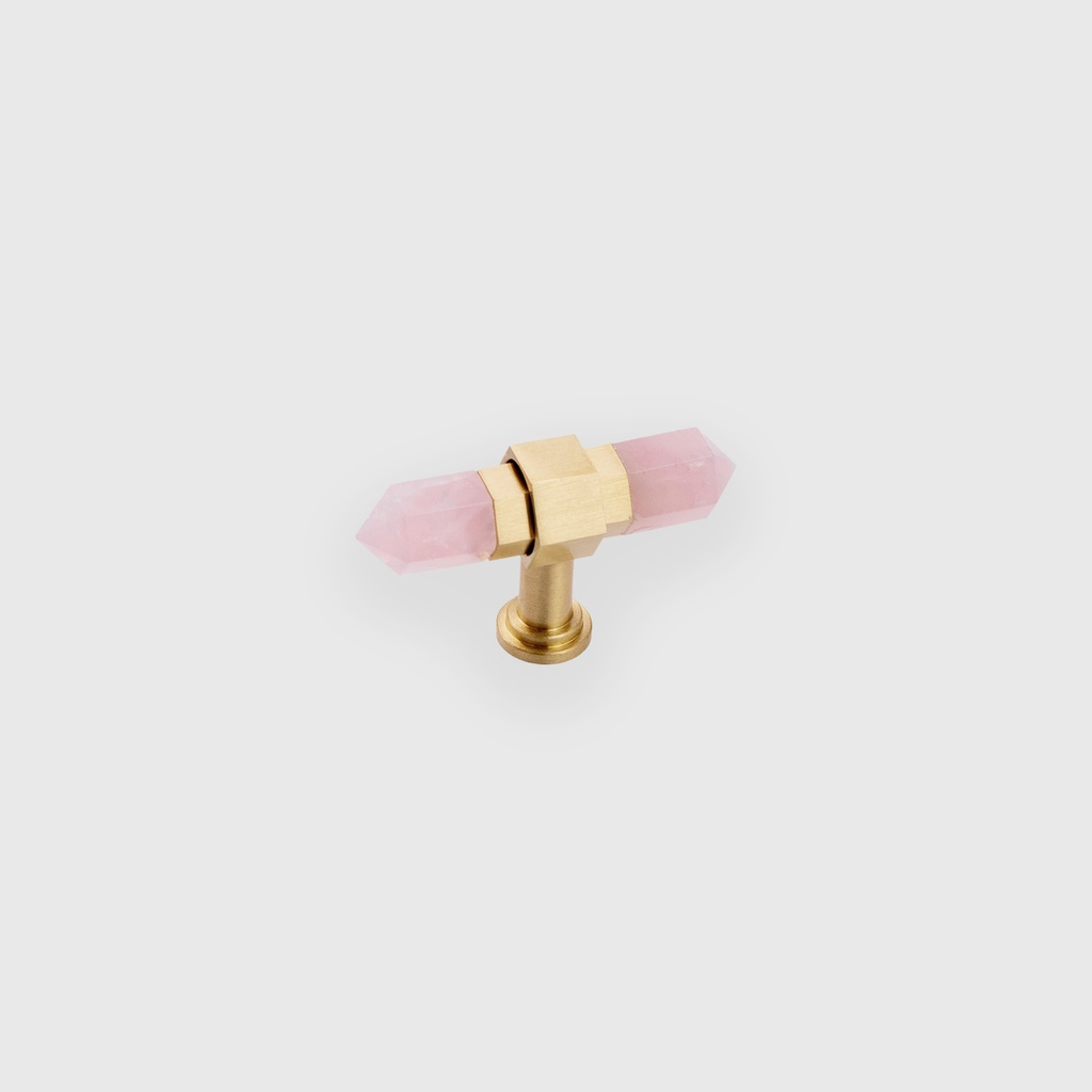 Pulls with pink marble pendants rod 58*32