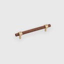 [RTR1410224] Wooden Rod With Golden Rings Pull *224