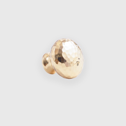 [LJO1310030] Sphere Hammered Golden  Knob 