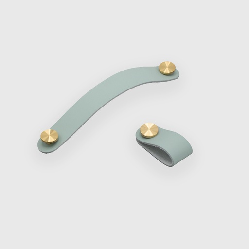 [ART1826128] Azura Green Leather  Strap Pull *128
