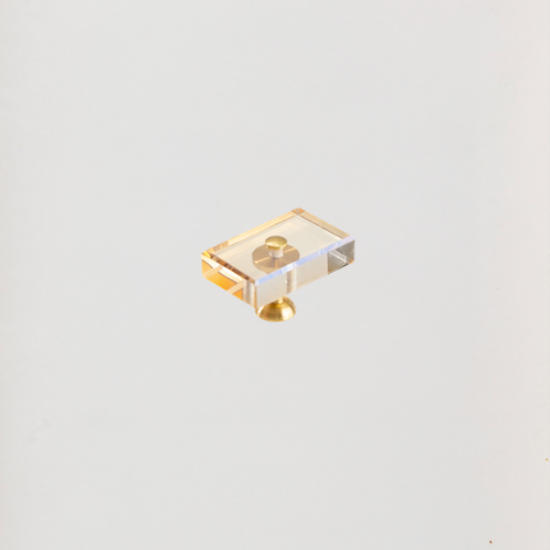 [LJO2400050] Rectangular crystal cabinet knob  sunray 50*35 ljo