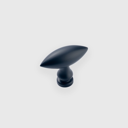 [LJO1850044] Matt Black Baguette Knob 