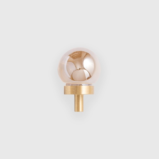 Goldish Acrylic Ball Knob 