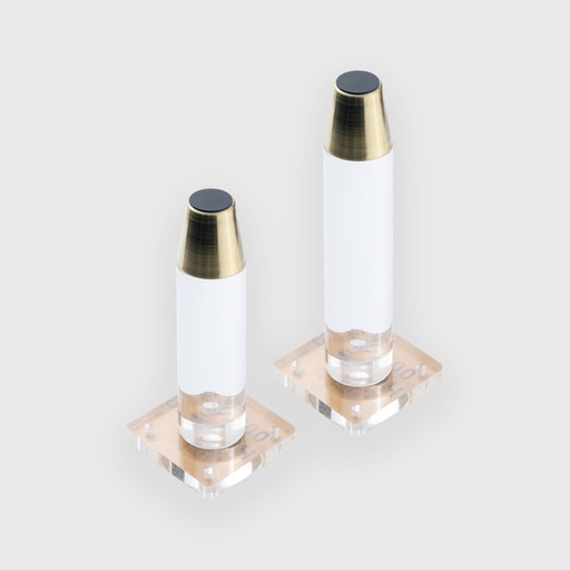 [LEG004020] Acrylic conus leg with golden cap 20