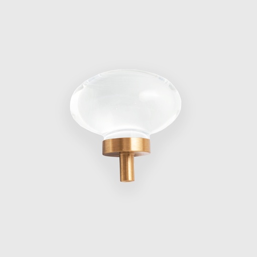 [LJO1801045] Clear Acrylic Oval Knob 