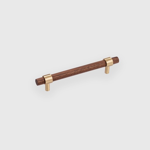 [RTR1430128] Wooden Rod With Golden Rings Pull *128
