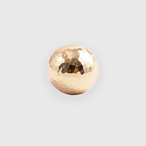 Sphere Hammered Golden Globe  Knob 