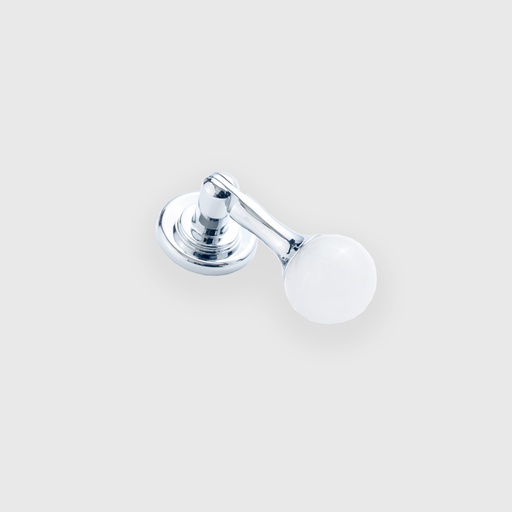 [STN1282464] Crystal Ball  Silver Drop Pull 