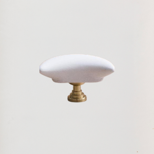 [EMO005635] WHITE MOON KNOB /ZU/