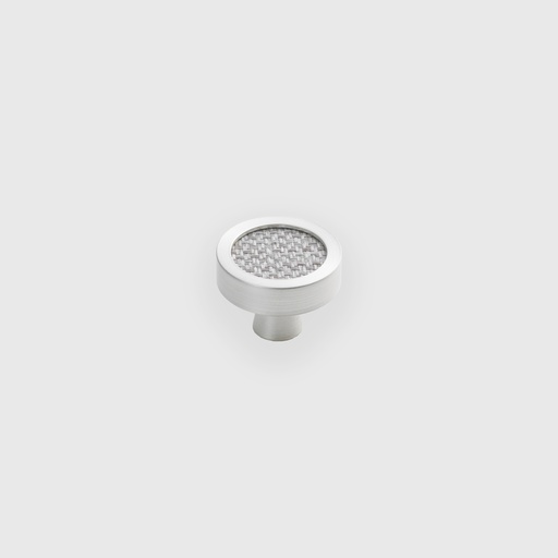 [EMO11104032] Silver Brushed Round Cabinet Knob 