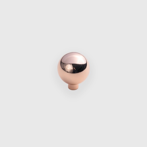 [LJO25242429] Rose Gold Ball Knob With Base 