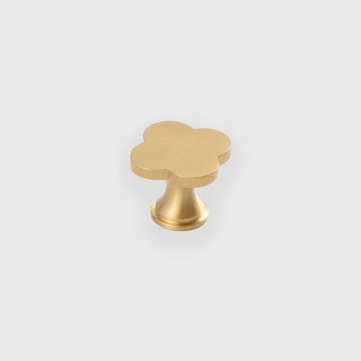 [RTR2512732] Lucky Clover Gold Brushed Knob 