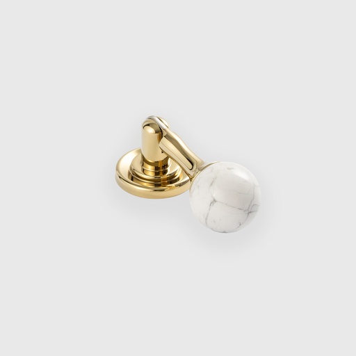 Striped Marble Shiny Golden Drop Pull 