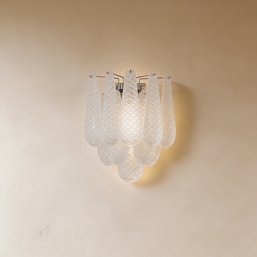 [MRWL0004] Murano alabaster glow wall lamp STS