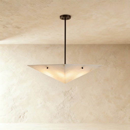 [GLPL0001] Natural with alabaster pendant lamp