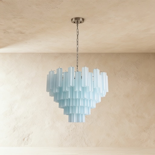 [MRCH0010] Murano tubes chandelier STS